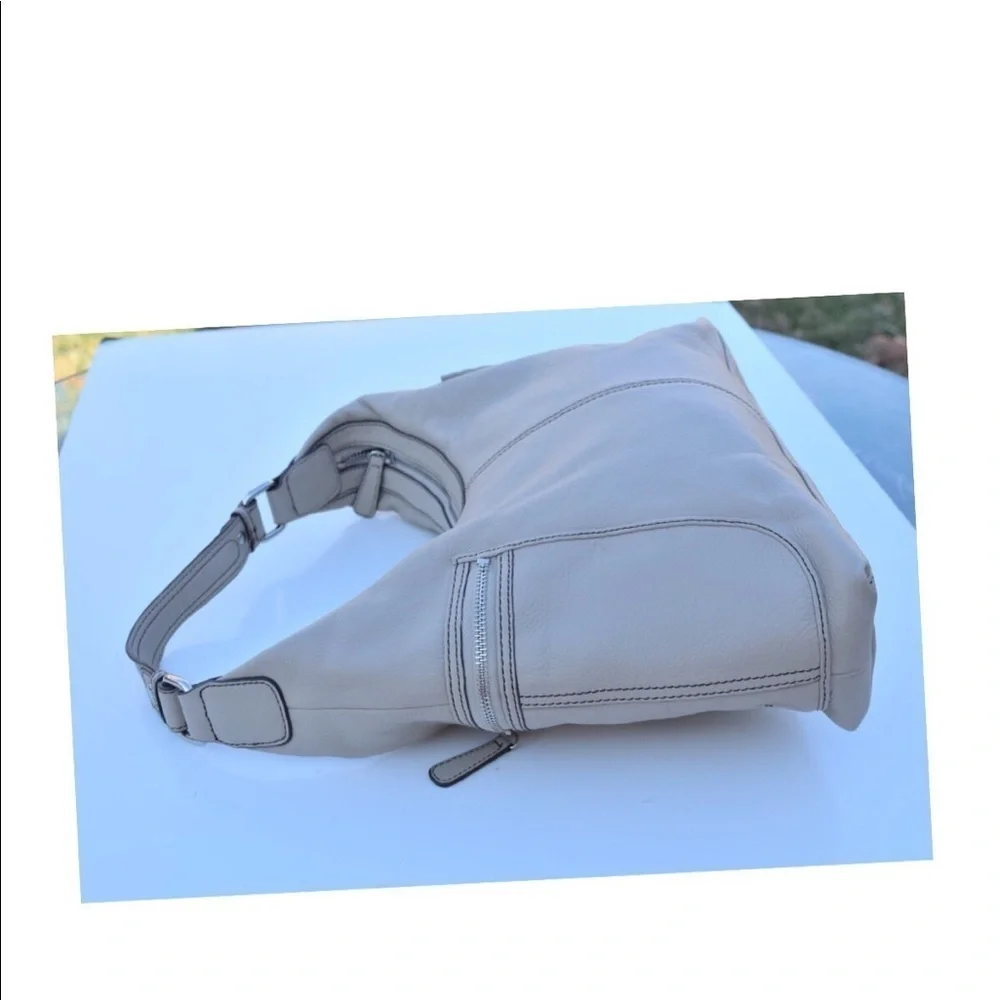 Etienne Aigner leather hobo bag